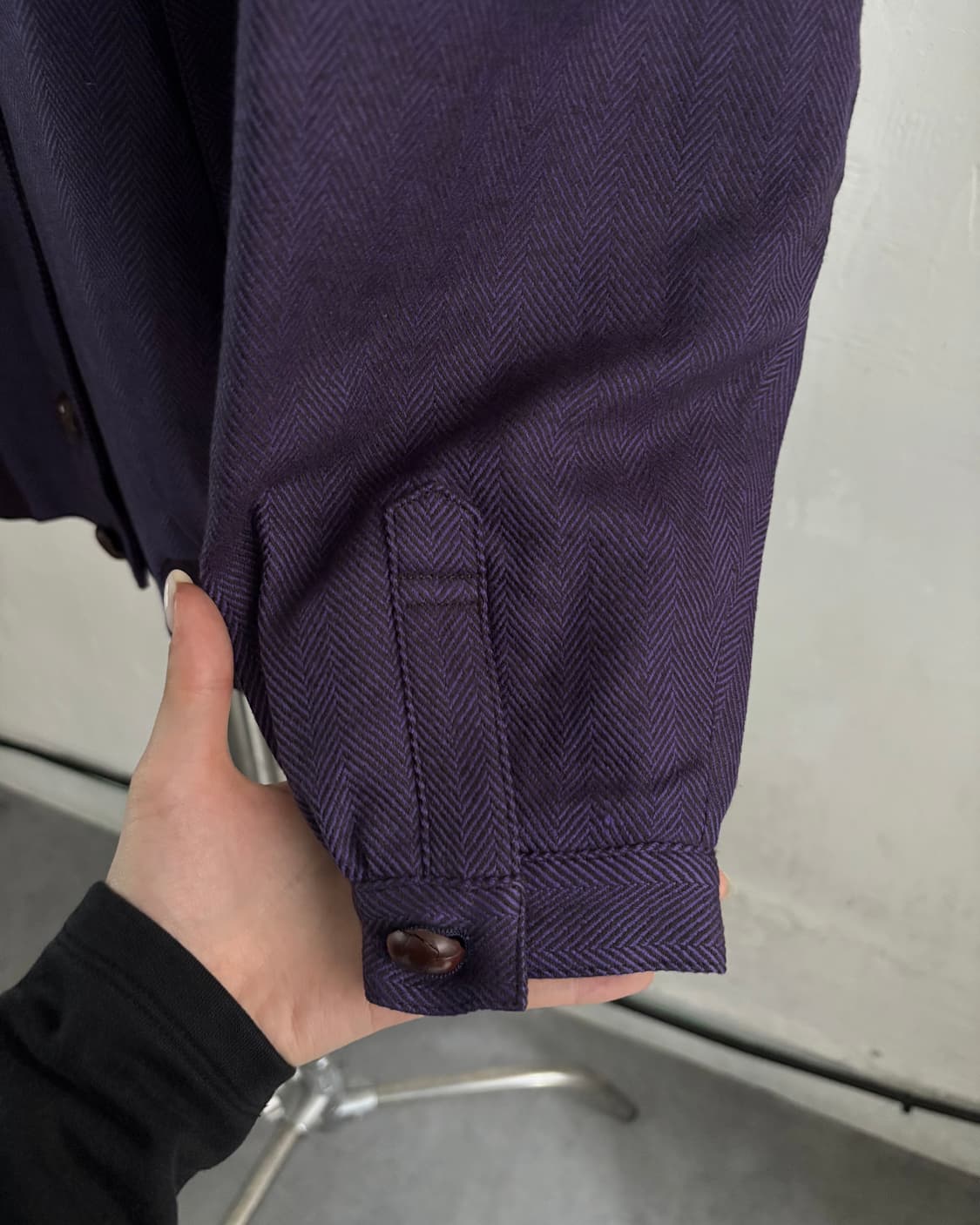 크리스챤 디올 스포츠 90‘s 퍼플 울 헤링턴 자켓 상품이미지5