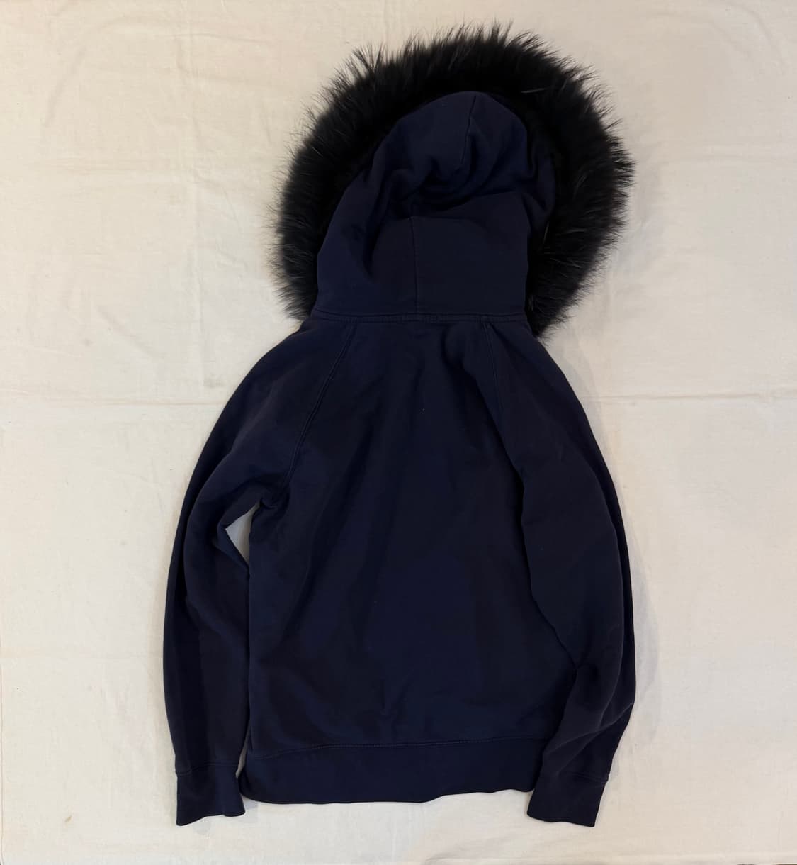 GAP 갭 y2k 울프죠 퍼 후드집업 네이비 상품이미지3