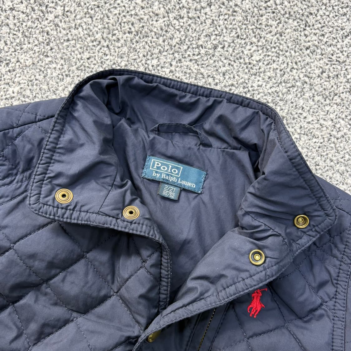 2/2T 폴로 키즈 포니 퀄팅 자켓 0319J 상품이미지2