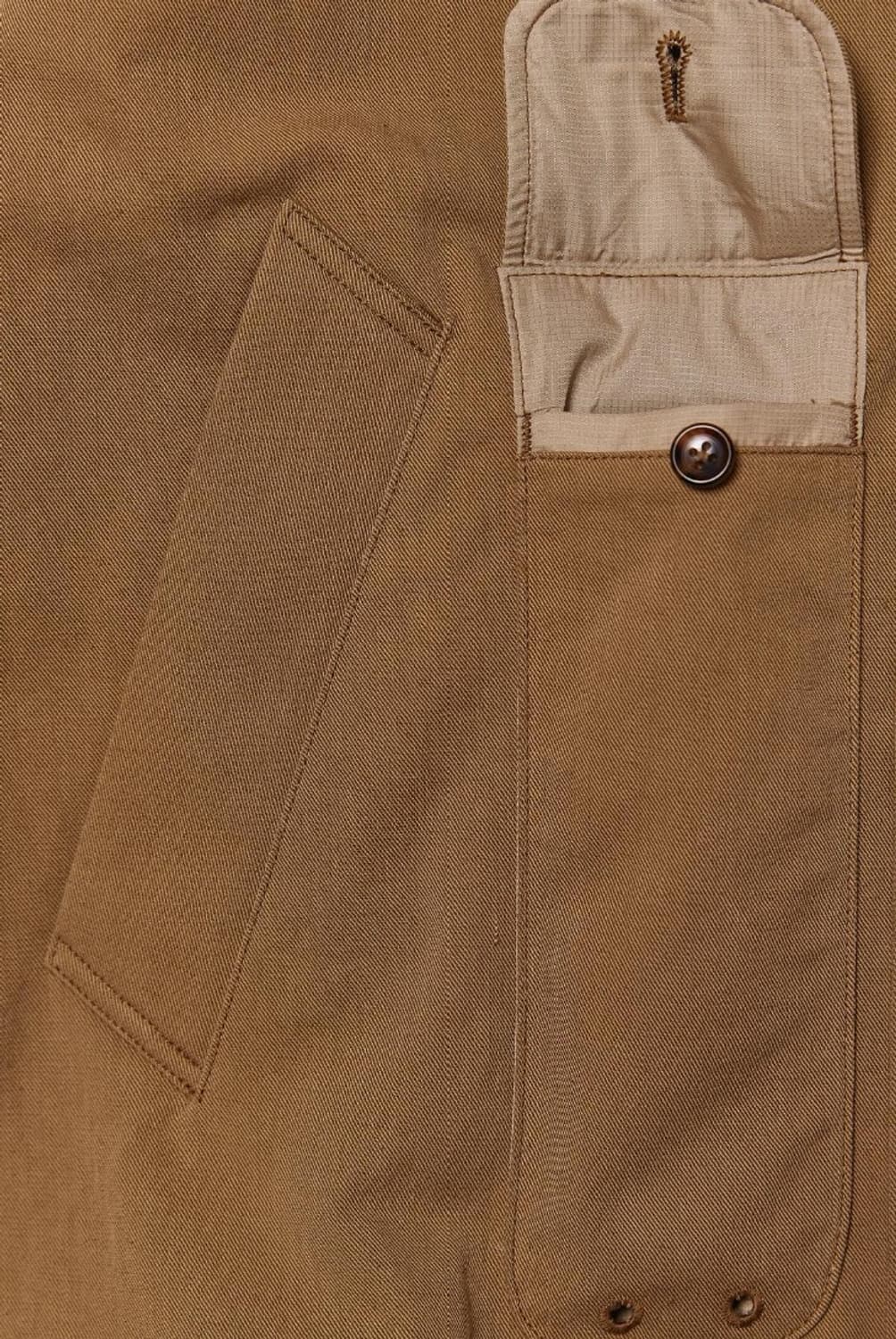 NICENESS IRWIN 면/대마 레더 트림 자켓 M 상품이미지9