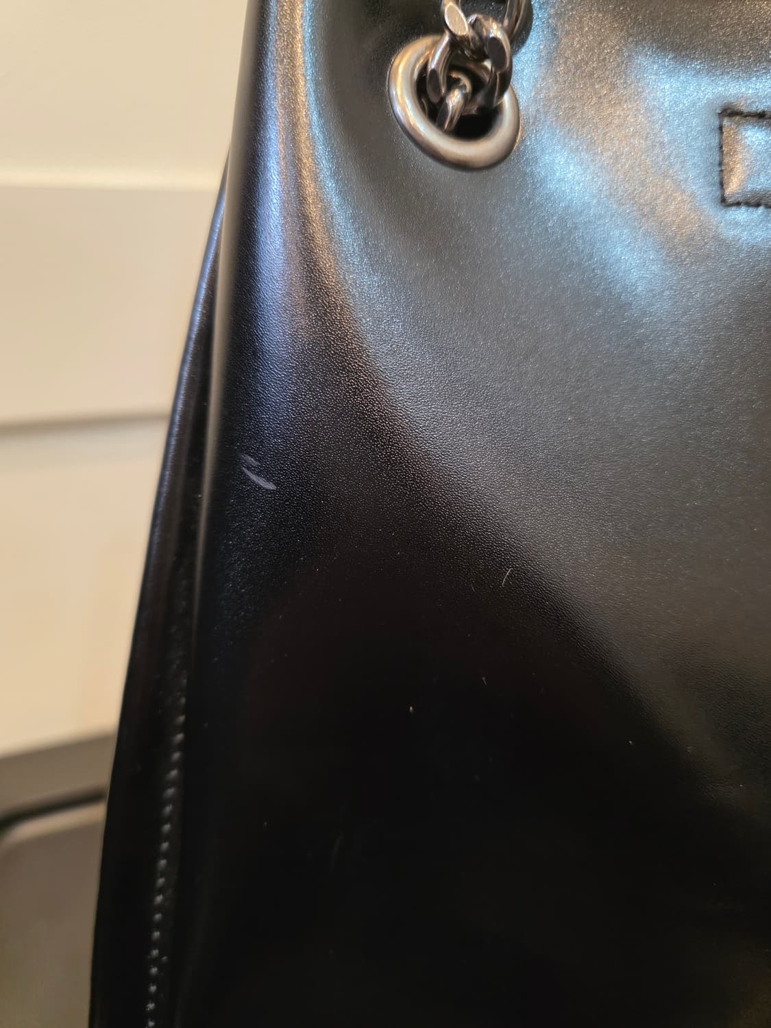 레더리 빈티지 체인 숄더백 상품이미지6