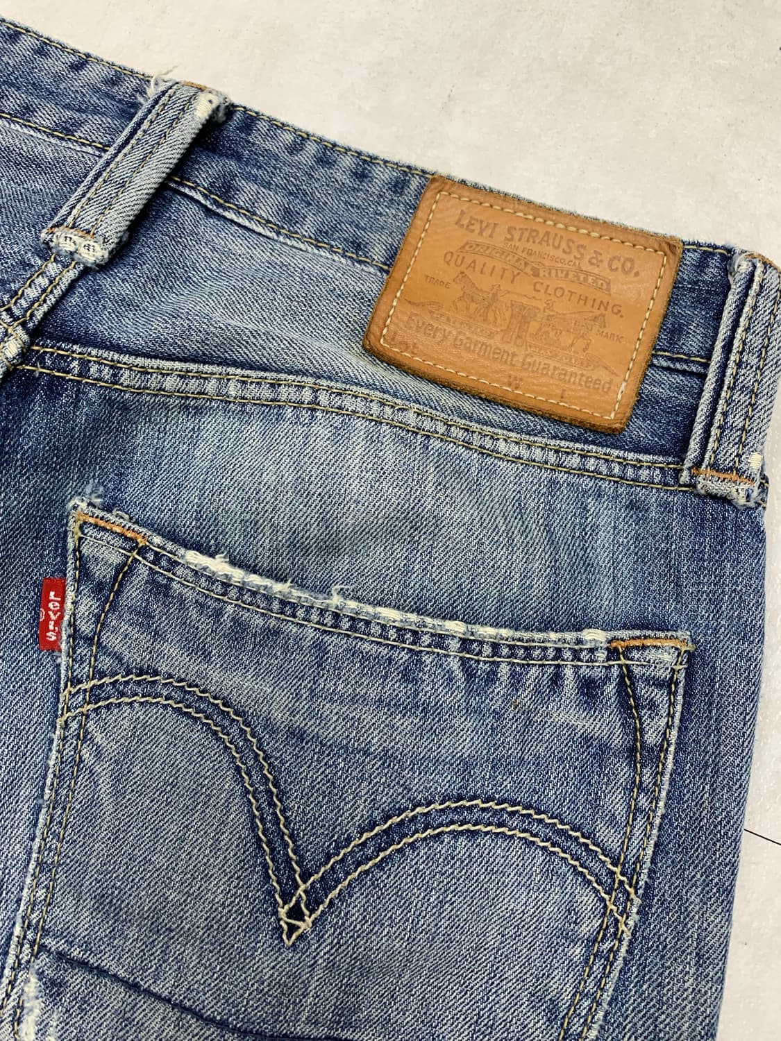 리바이스 그런지 디테일 데님 팬츠 #416 상품이미지10