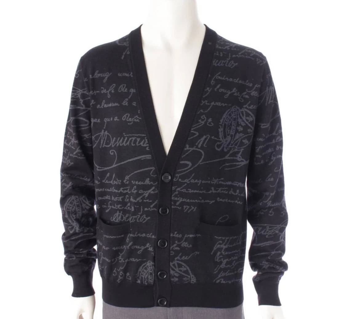 (S급/3XL) / 벨루티 린넨 울 시크리토 가디건 자켓 상품이미지7