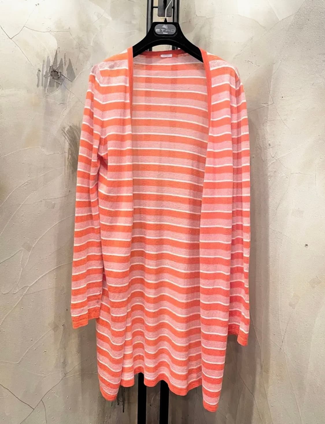 이태리산)) 말로 린넨 캐시미어 롱 가디건 55~66 상품이미지1