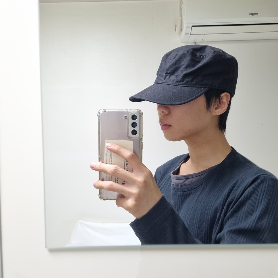 CA4LA 워크캡 코튼 블랙 상품이미지6