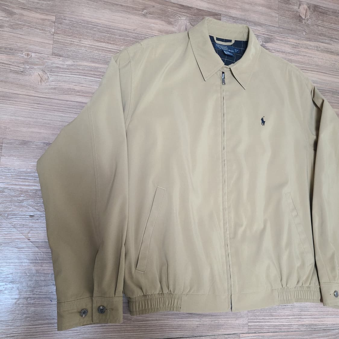 (105새상품급) 폴로 바이스윙 윈드브레이크 블루종 스윙탑 베이지 자켓 상품이미지1