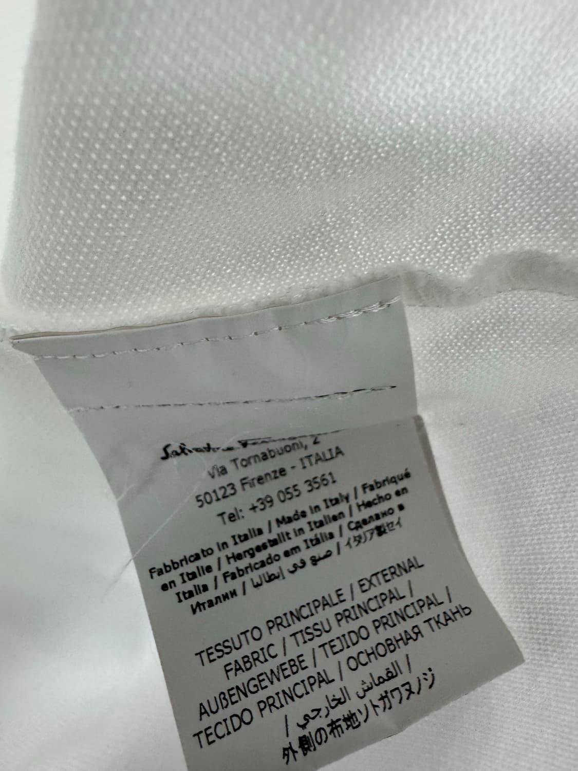 살바토레 페레가모 카라 반팔 티셔츠 상품이미지5