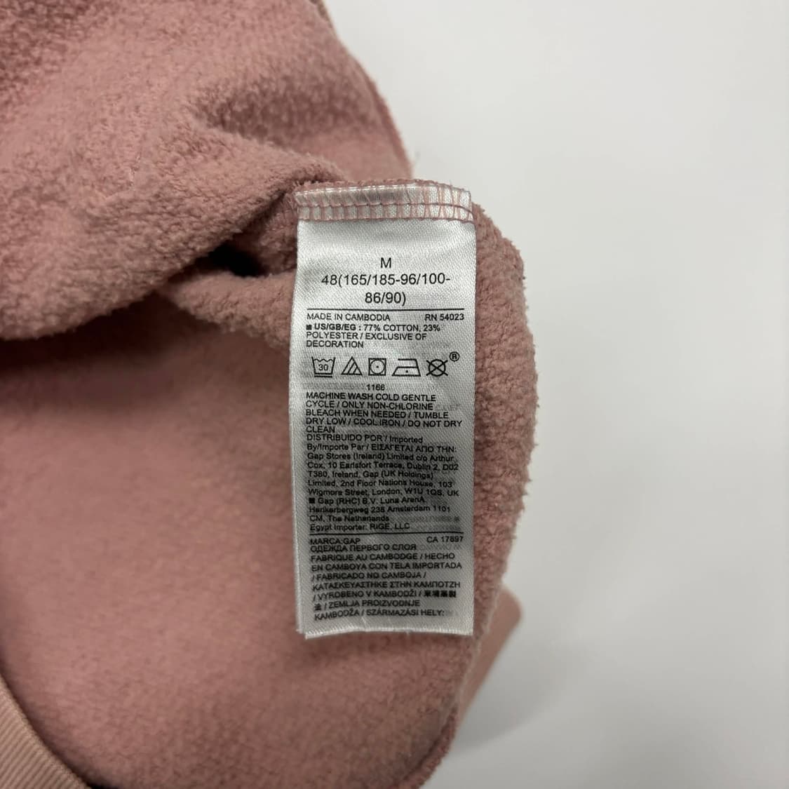 Gap 갭 딸기우유 러블리힙 스웨트셔츠 후드티(M) 상품이미지5