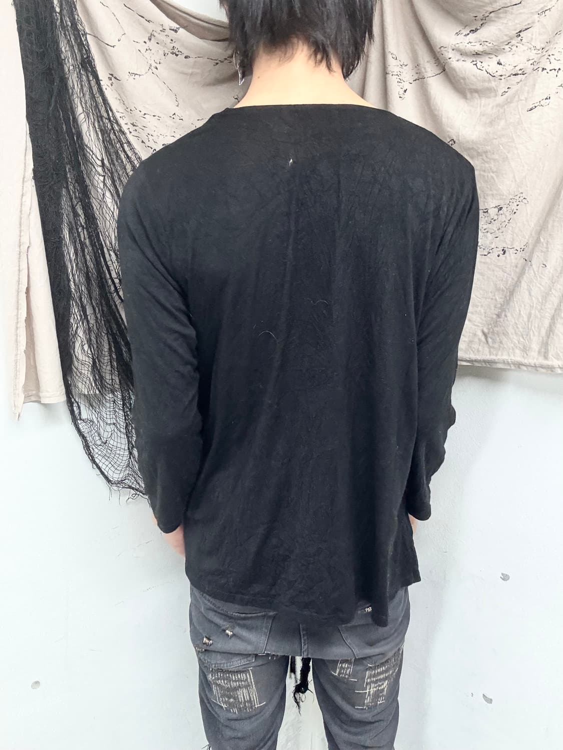 [VKEI]Rare Design Black Layered Sleeve 상품이미지9