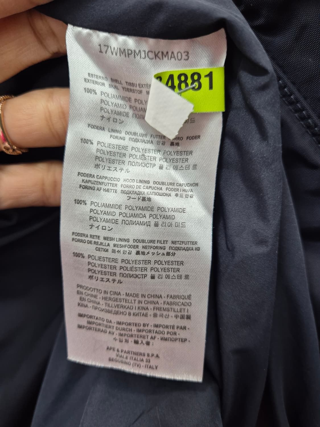 파라점퍼스 남자 후드 자켓 점퍼 / 95 (정품) 상품이미지10