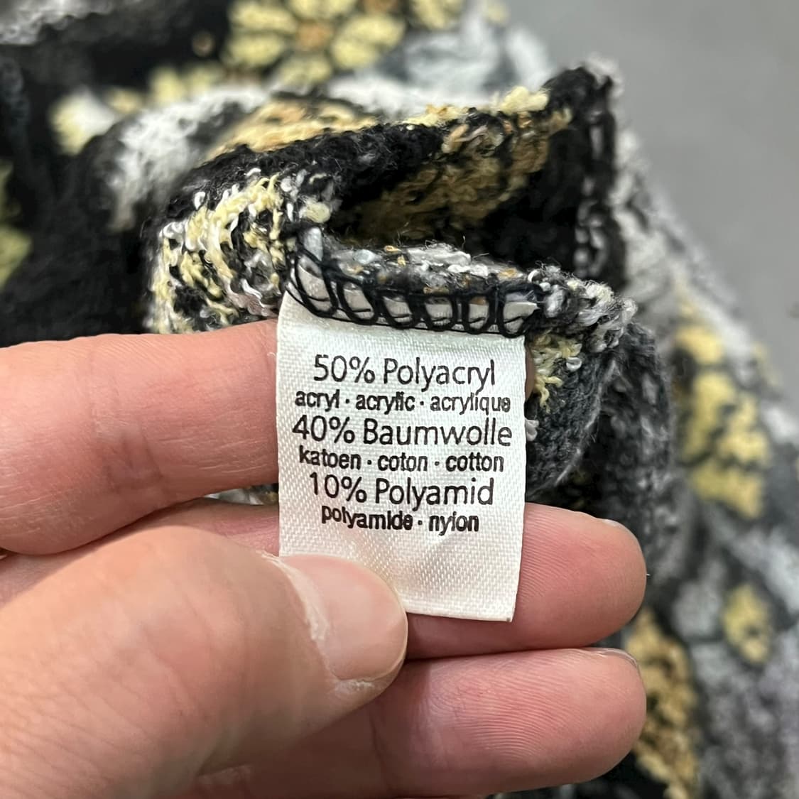  CAMELOT 브이넥 패턴 니트 y14066 상품이미지8