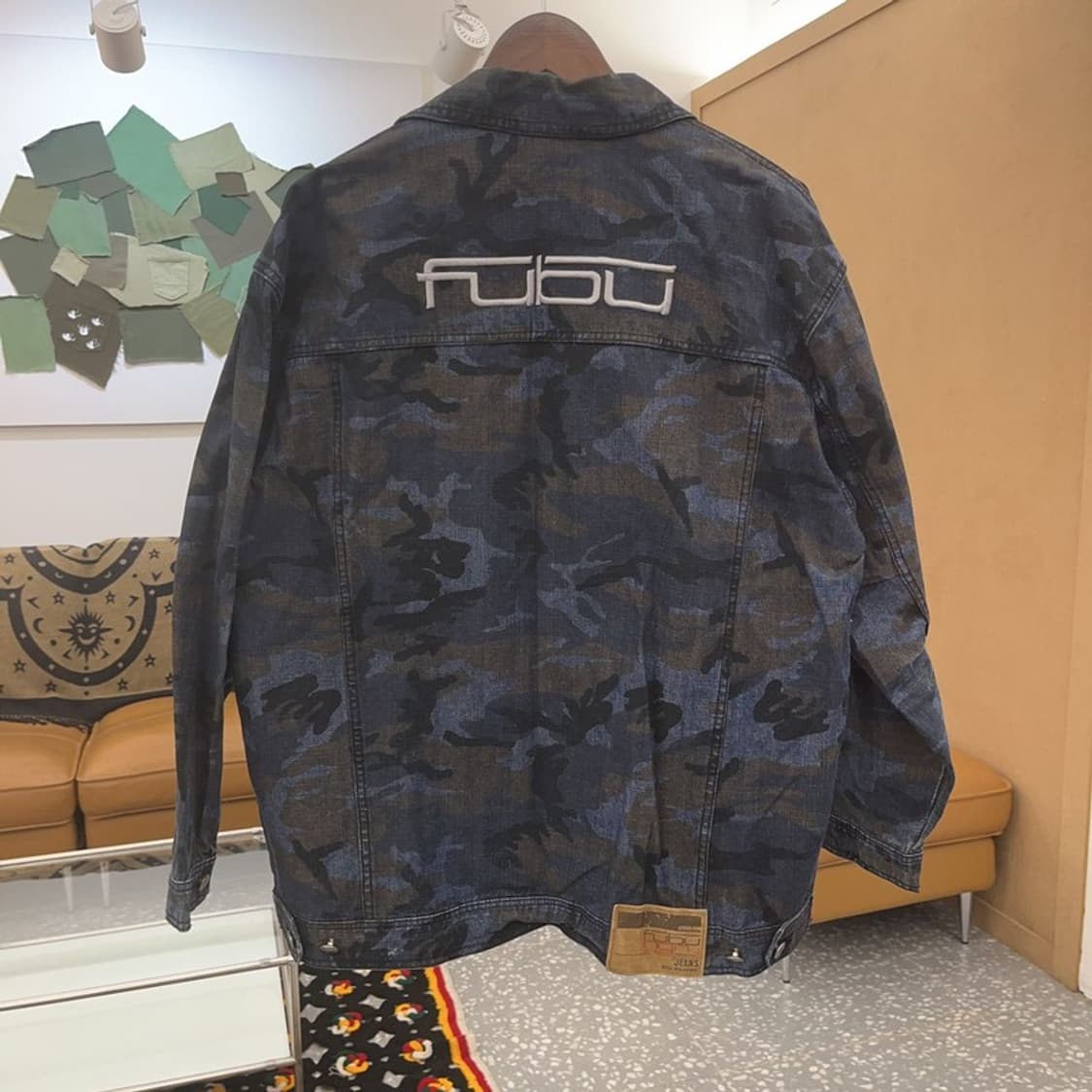 푸부 스트릿 힙합 밀리터리 카모플라주 워크 자켓 100 C07454 상품이미지4