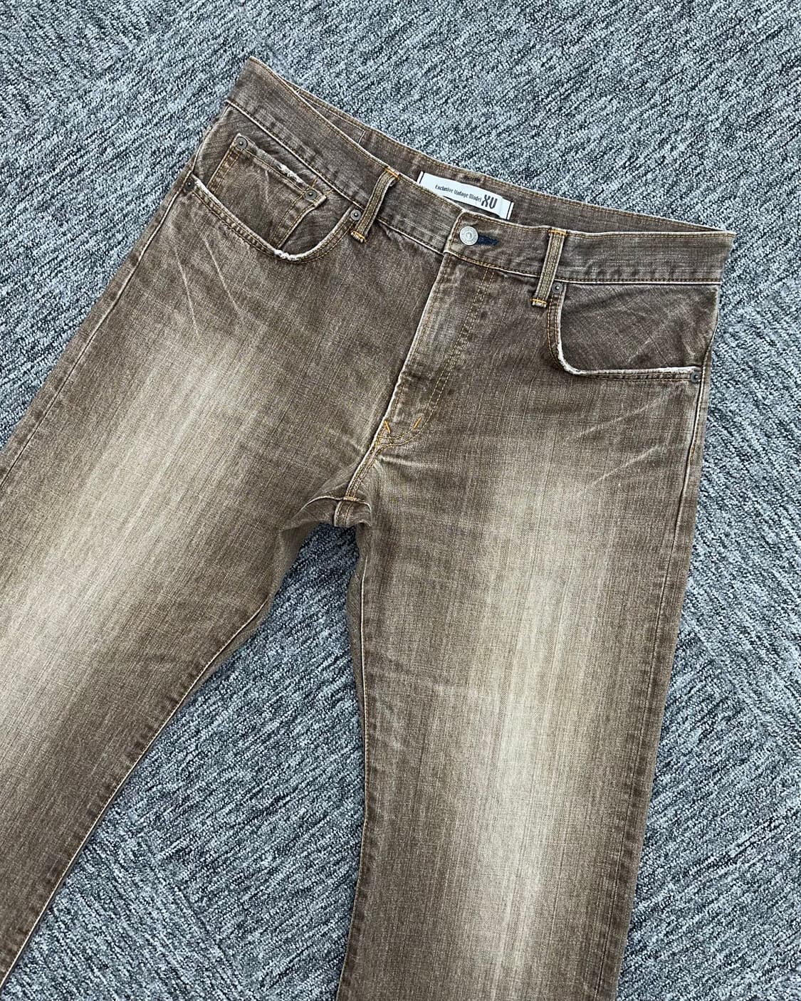 (허단46)90'S EDWIN 404 브라운워싱-M1077 상품이미지2