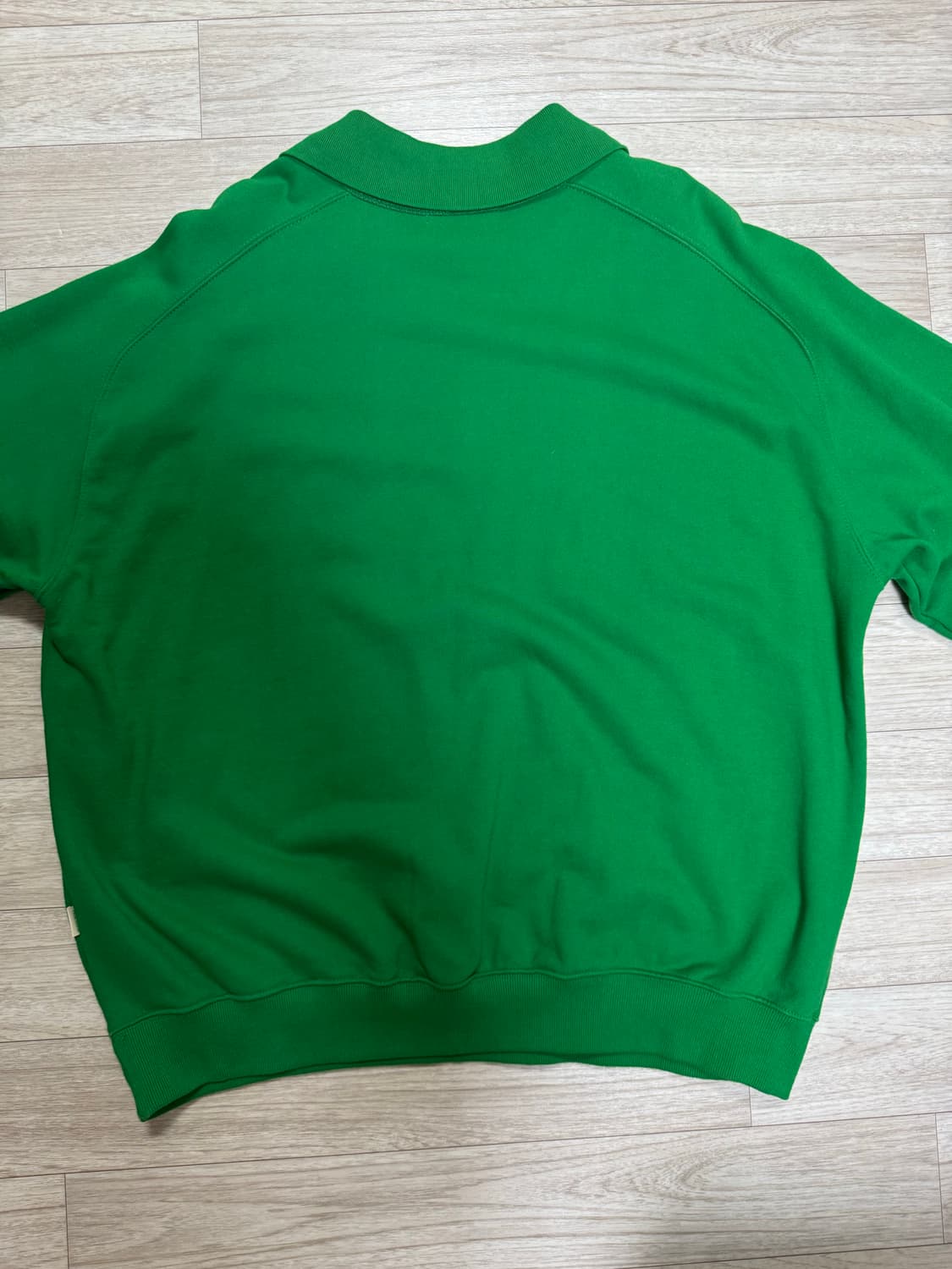 블러 스웻셔츠 맨투맨 그린 2사이즈 상품이미지2