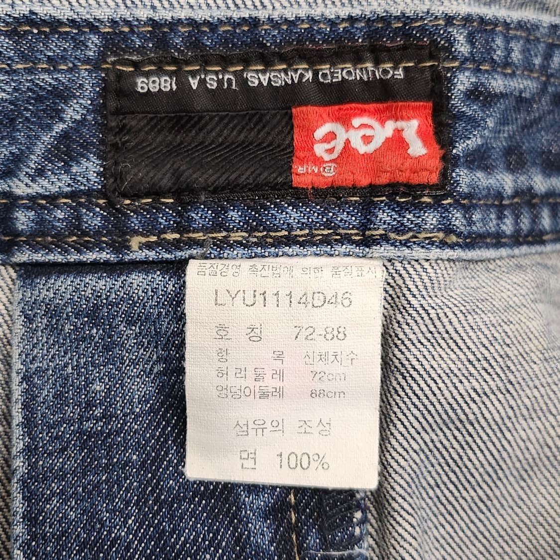 LEE 리 빈티지 데님 오버롤 상품이미지9