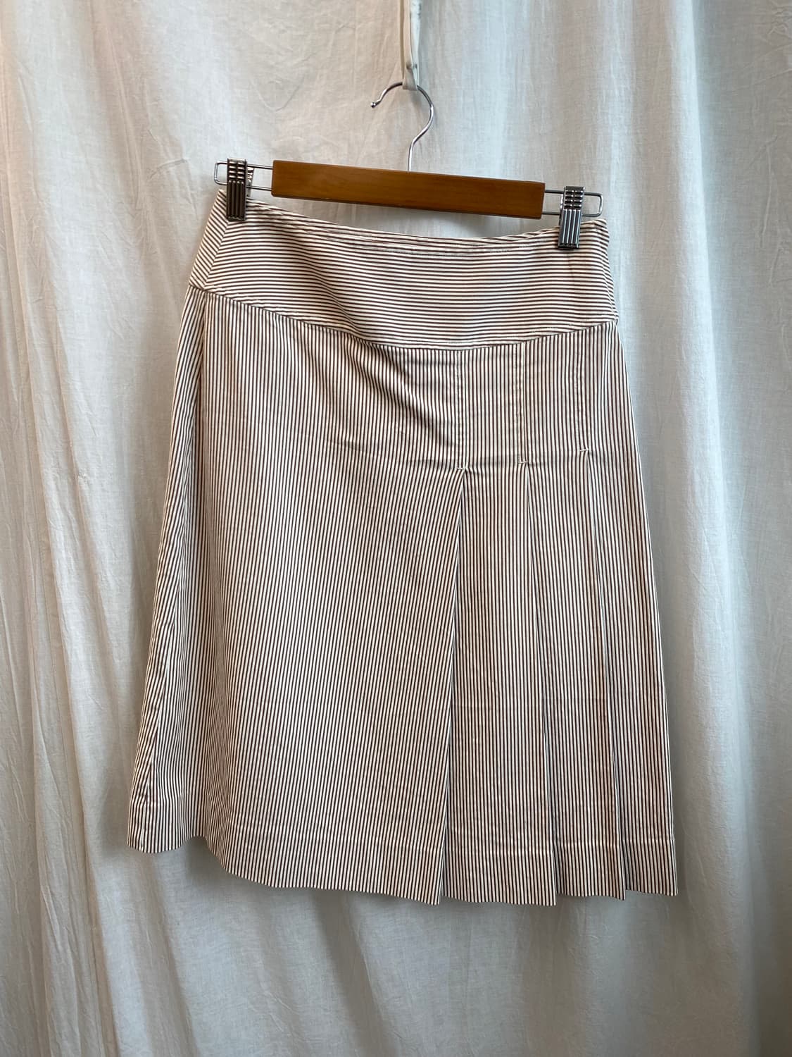 EDDIE BAUER 브라운 스트라이프 스커트(24) 상품이미지1