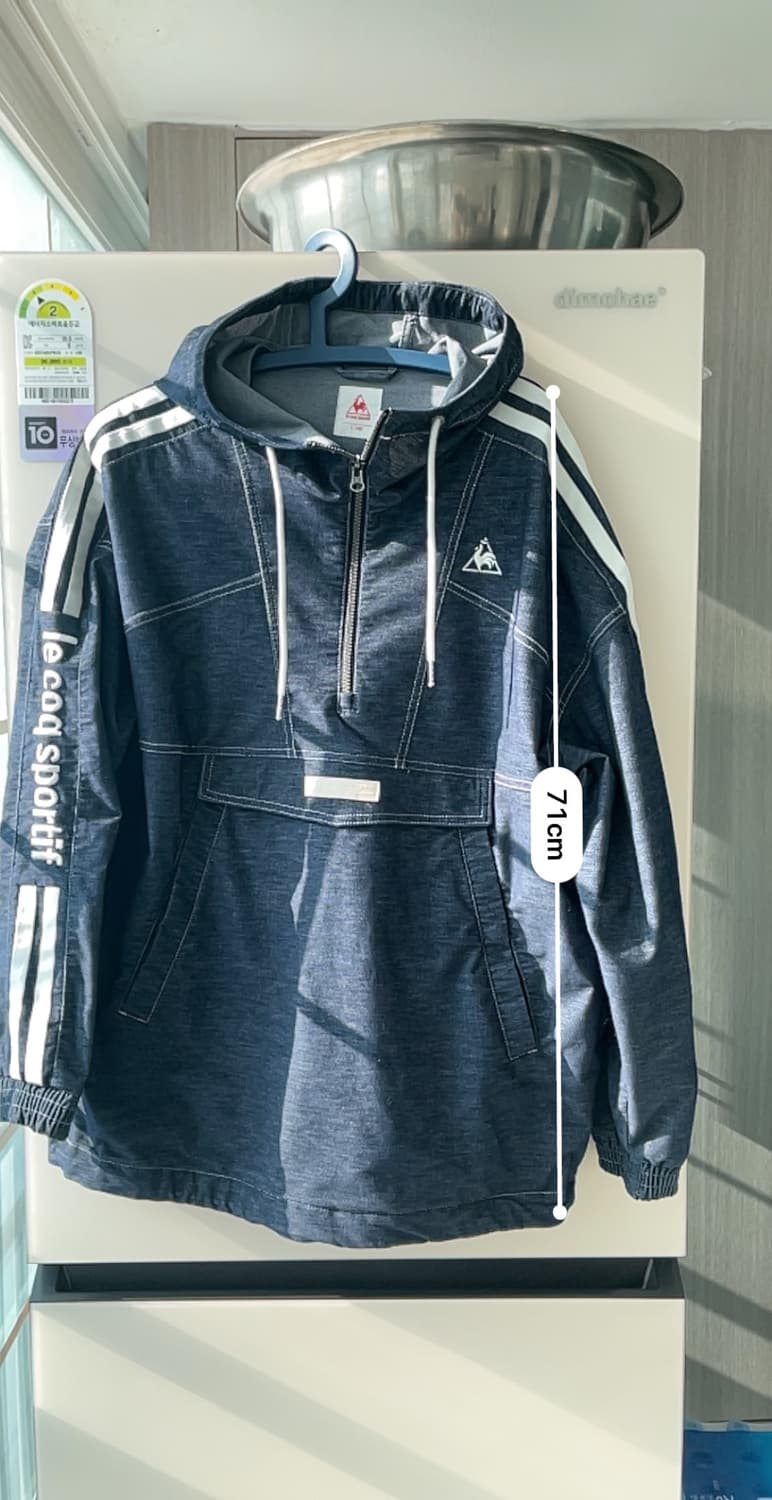 르꼬끄 Le Coq  데님 후드집 아노락 자켓 XL 상품이미지4