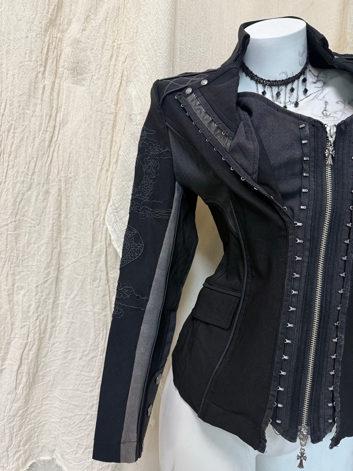 Ozz On Corset Detail Jacket 상품이미지3