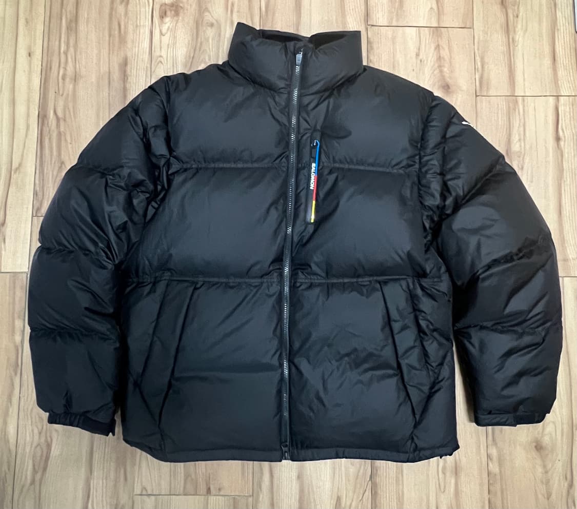 (거의 새제품) 살로몬 컨투어 다운 자켓 블랙 / L 상품이미지9