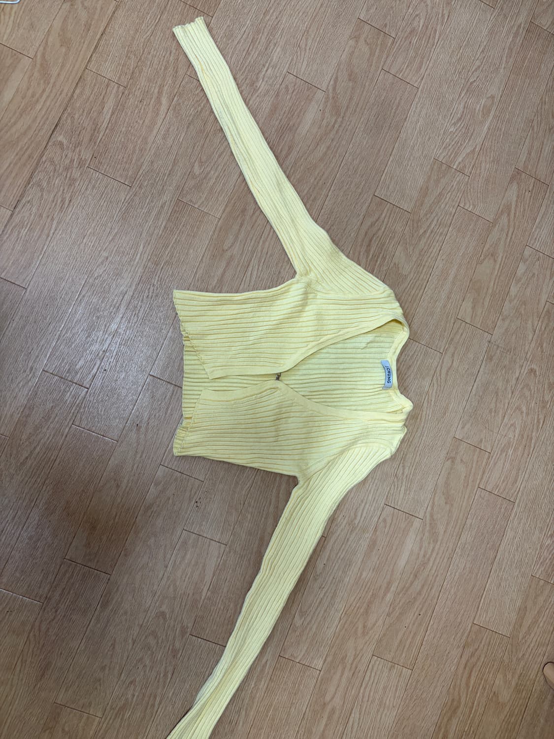 <환연 민경 착용> 제이청 골지 클립 가디건 상품이미지3