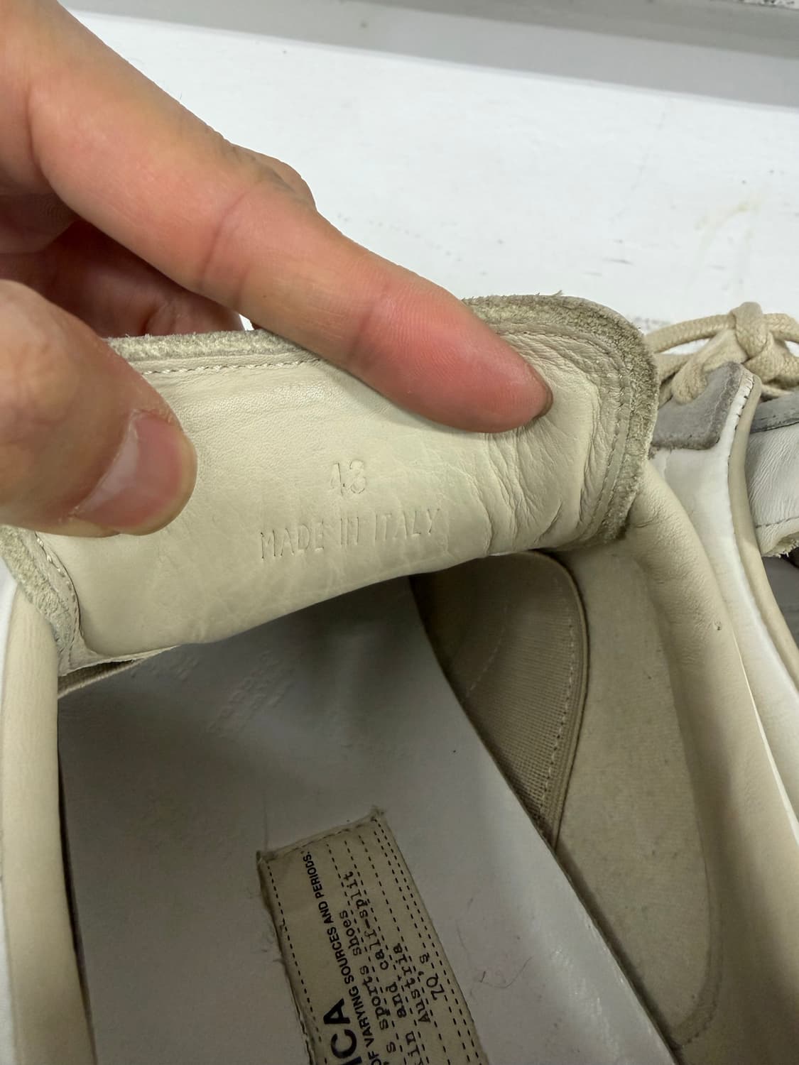 정품) 메종마르지엘라 독일군 스니커즈 43 상품이미지9