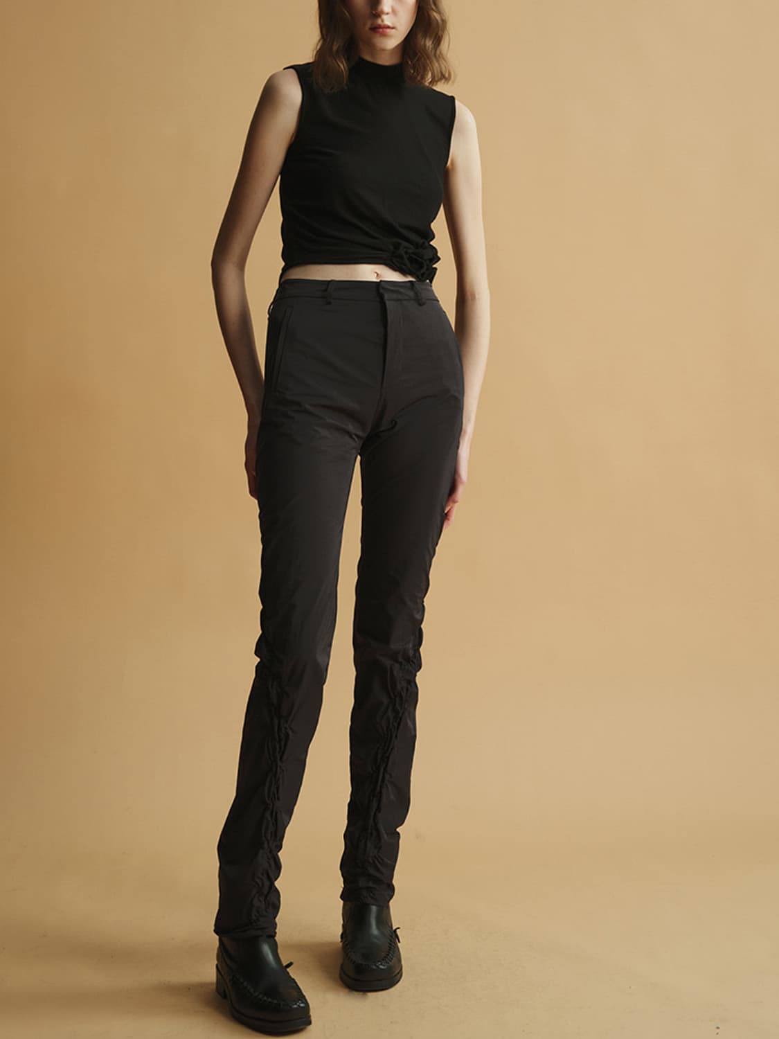 폰더럴 블랙 링크 스파이럴 스모크 트라우저 상품이미지1