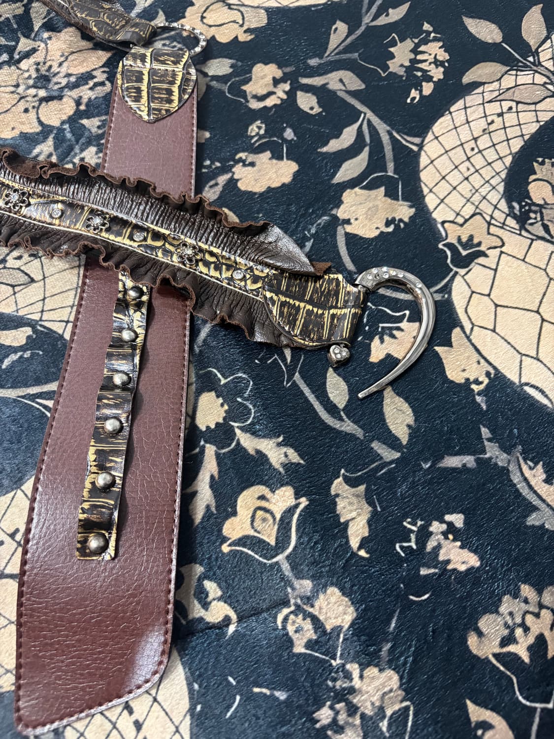 00's hook ring Layered belt 상품이미지6