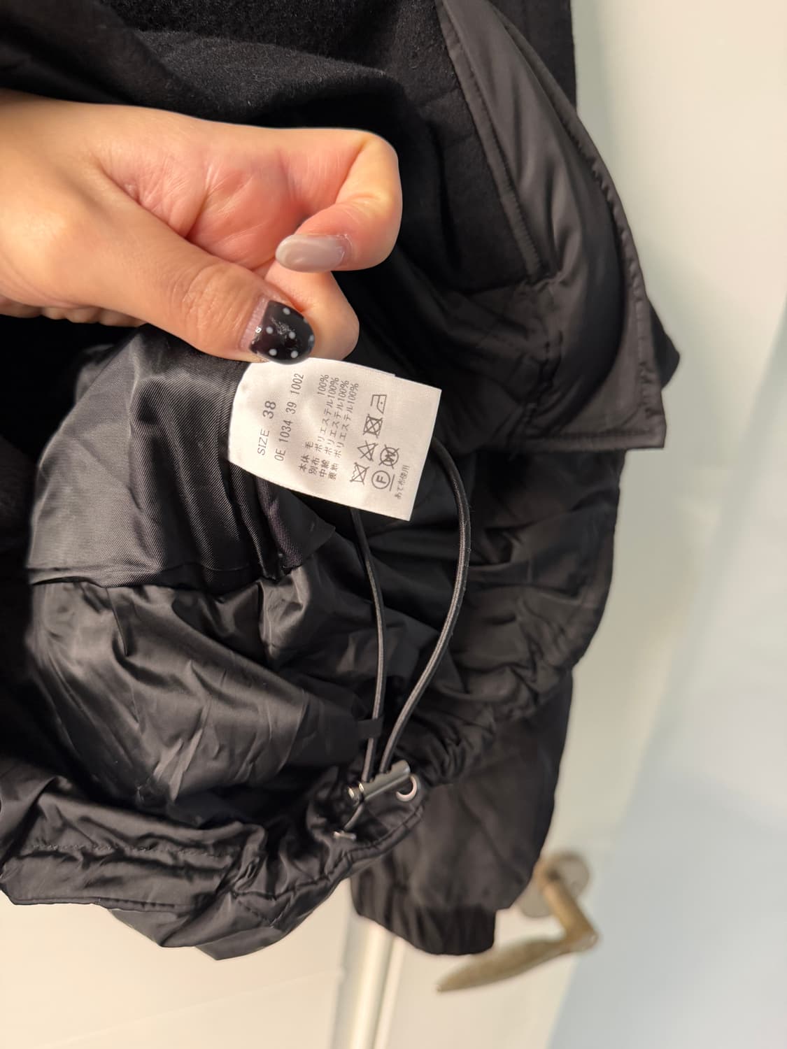 일본빈티지 울 패딩 셔링 자켓 상품이미지8