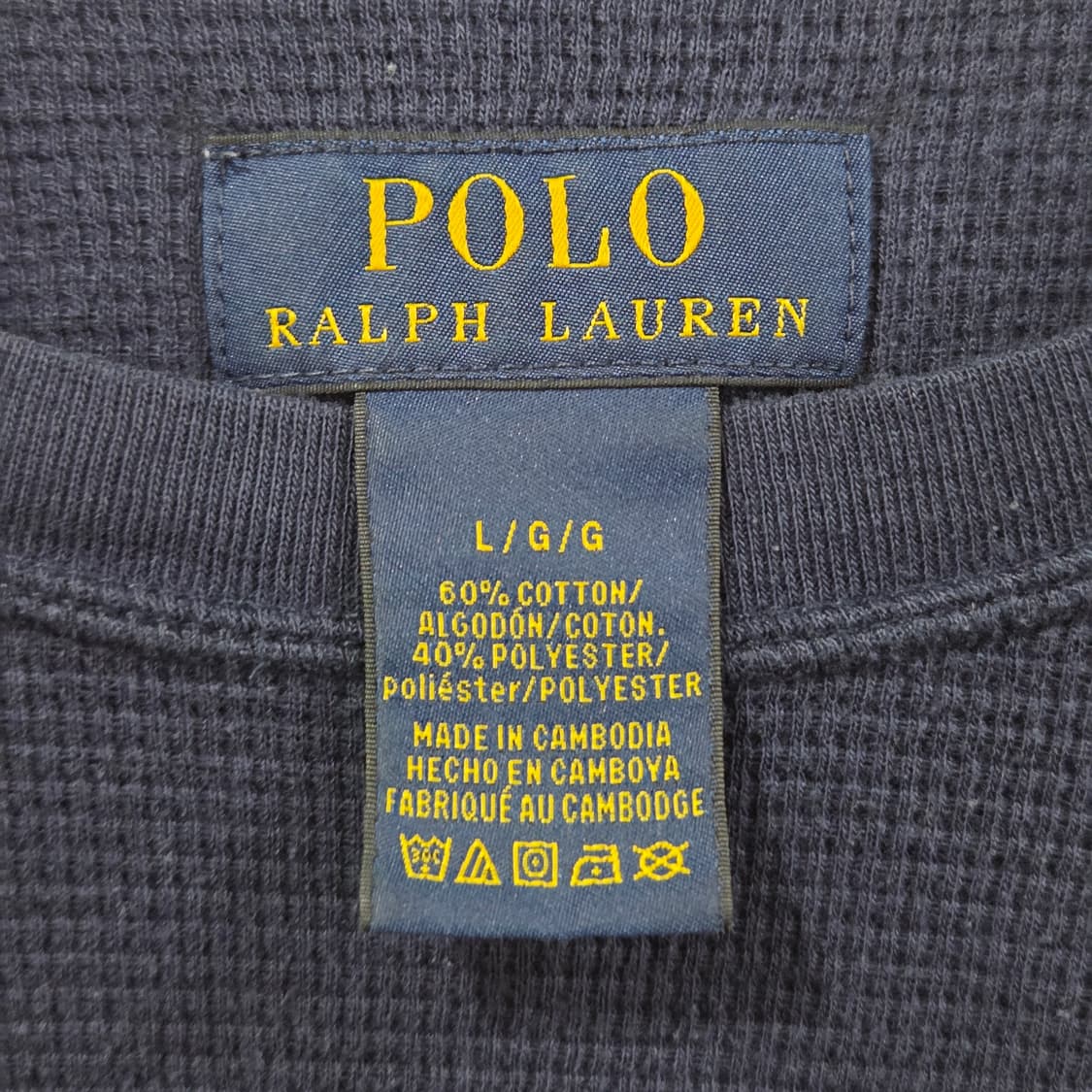 폴로랄프로렌 와플 롱슬리브 L 상품이미지3