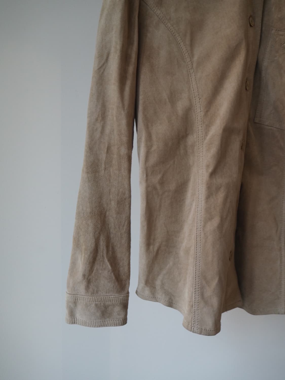 vintage suede shirt  상품이미지3