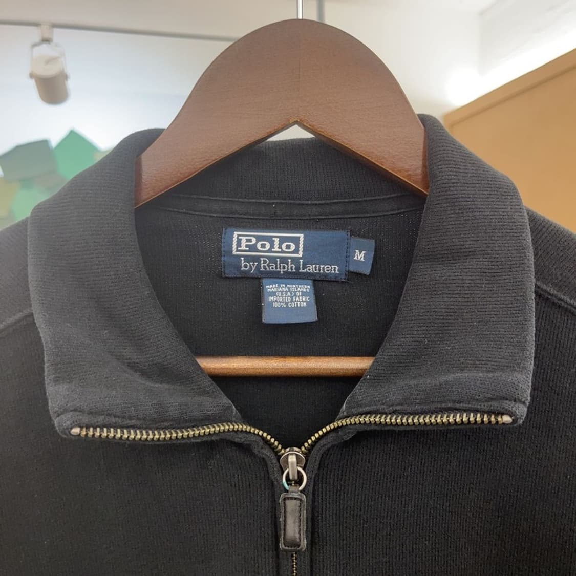 폴로 랄프로렌 자수로고 오버핏 코튼 니트 집업 가디건 105 C06384 상품이미지5