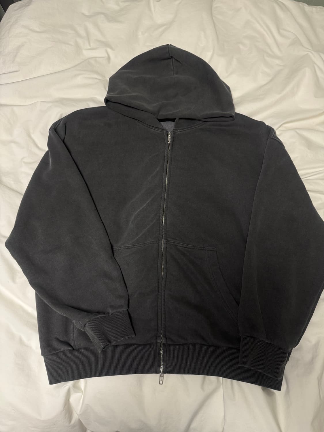 HTAE 80s VTG Hood Zip Aged Black 상품이미지2
