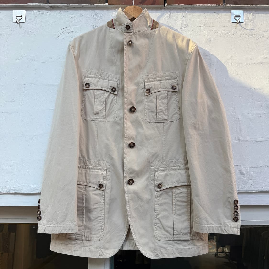 LUCIANO BARBERA ILFARO 코튼 블레이저 자켓 48 상품이미지1