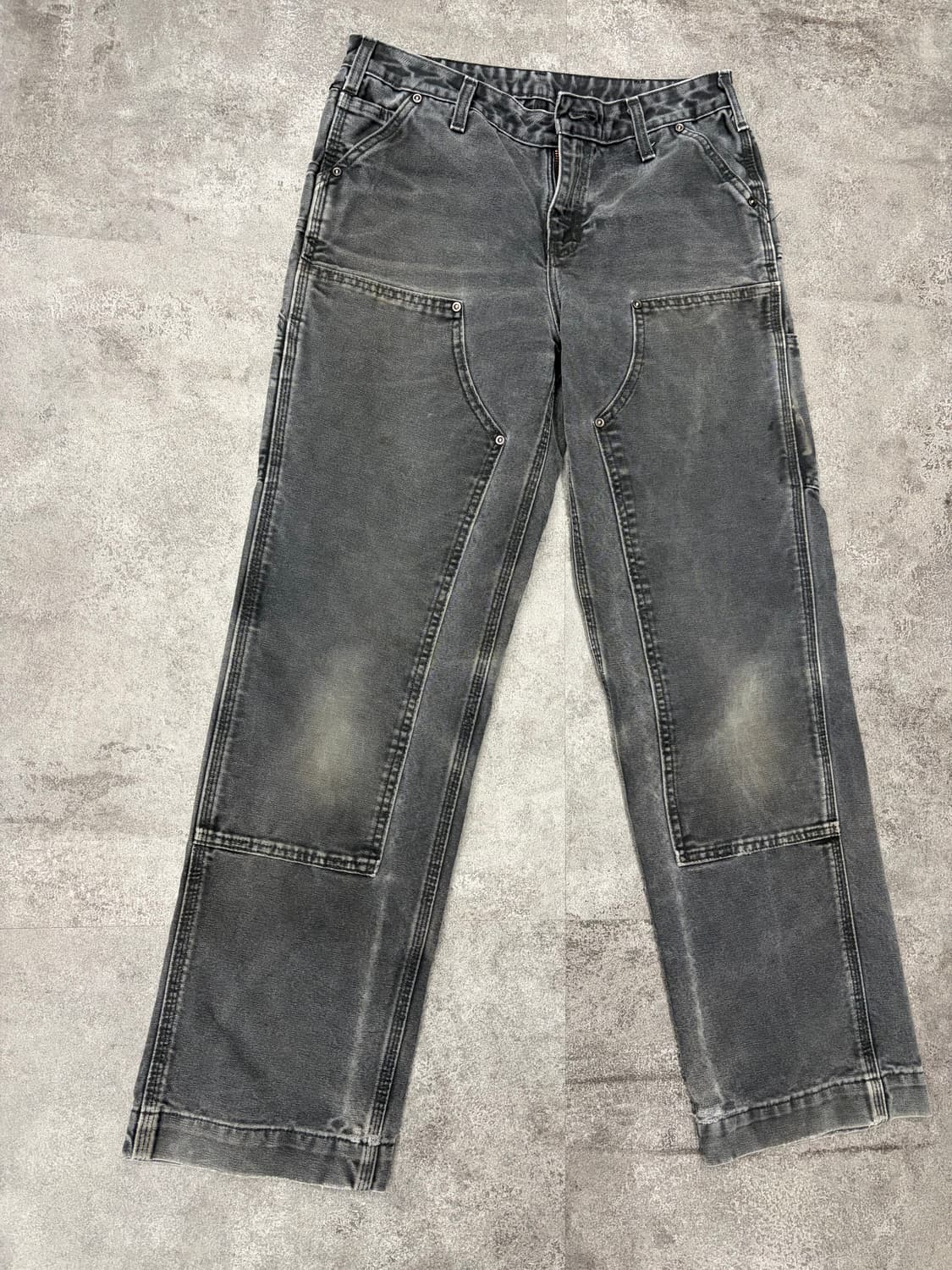 10s 칼하트 blk 더블니 워크 팬츠 상품이미지2