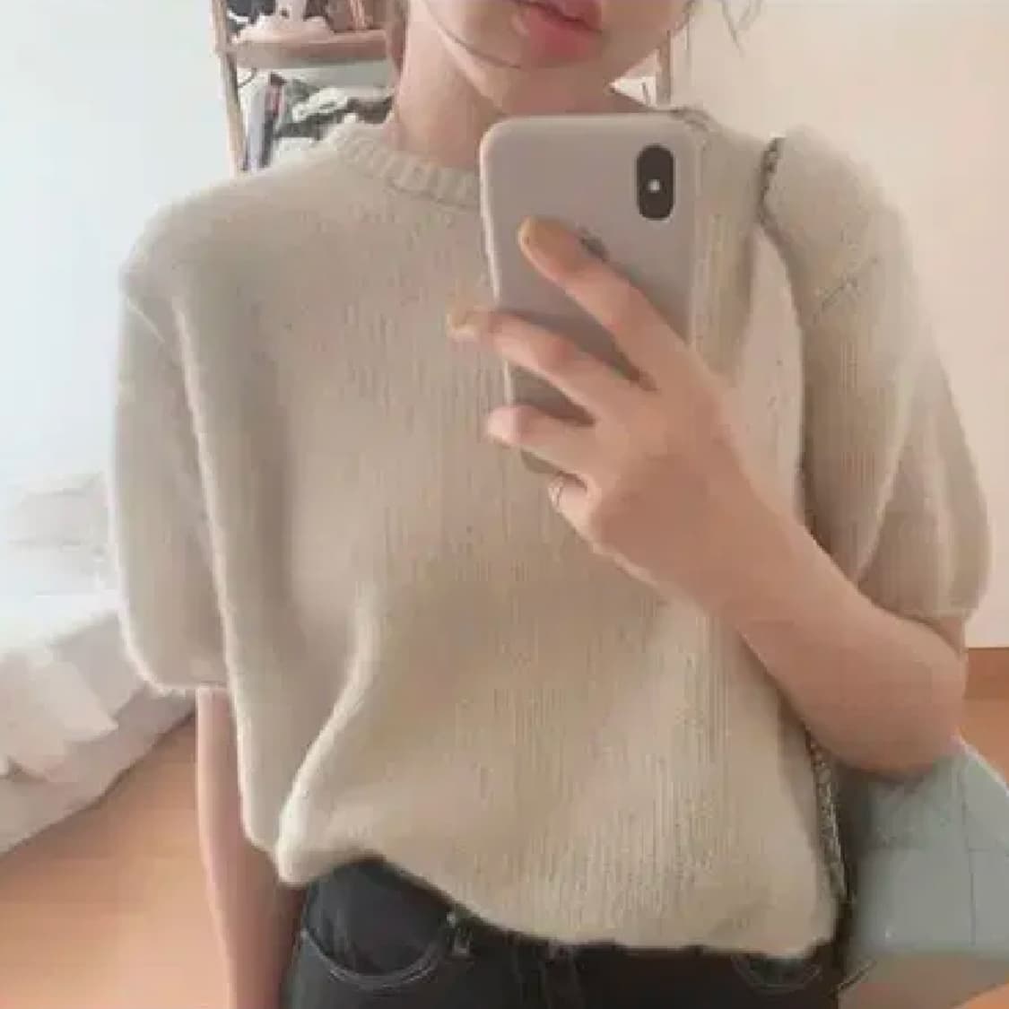 메이비베이비(MAYBEBABY) 디어리스트 오로라 모헤어니트 프리사이즈  상품이미지2