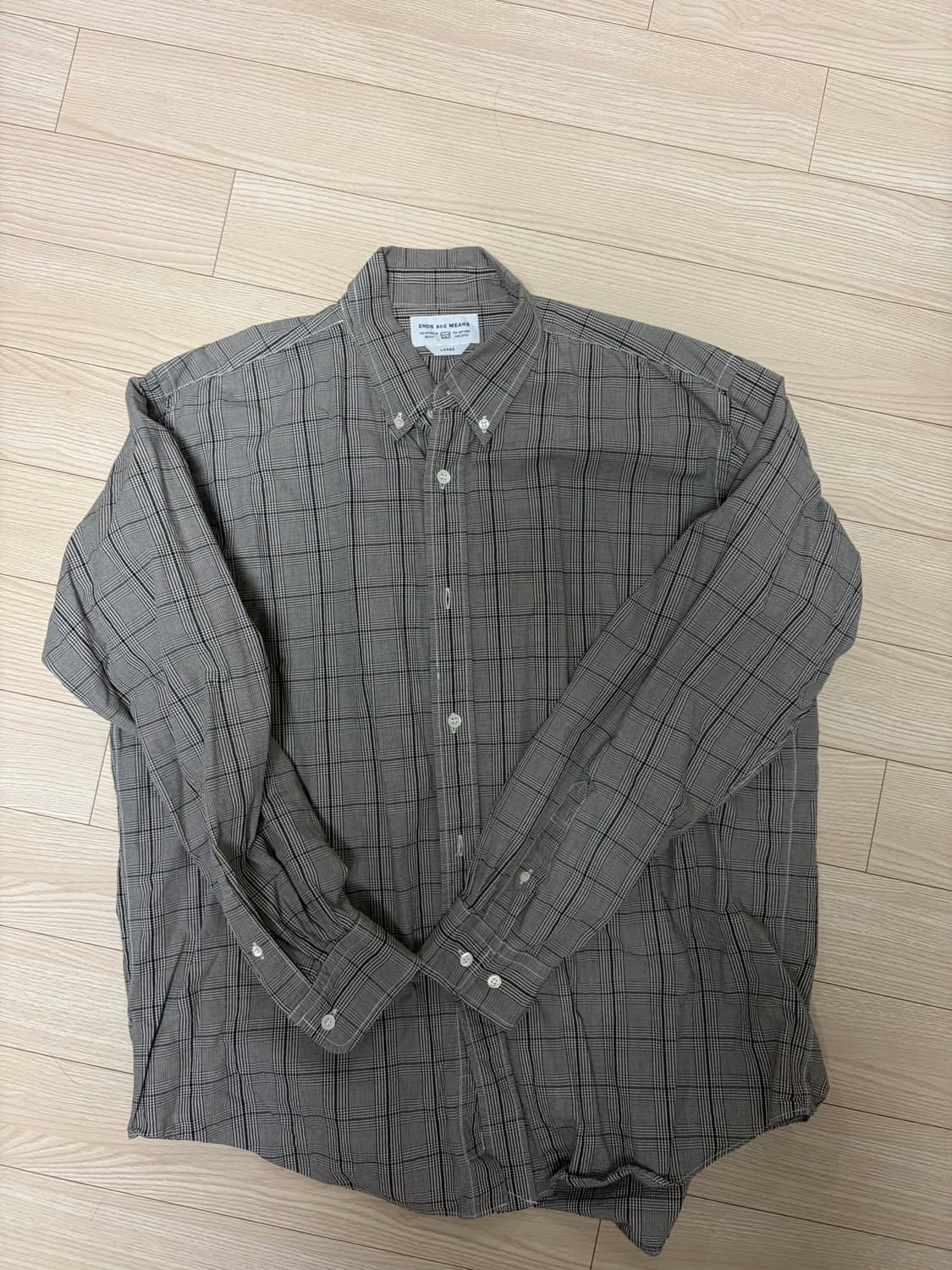 엔즈앤드민즈 체크셔츠 상품이미지1