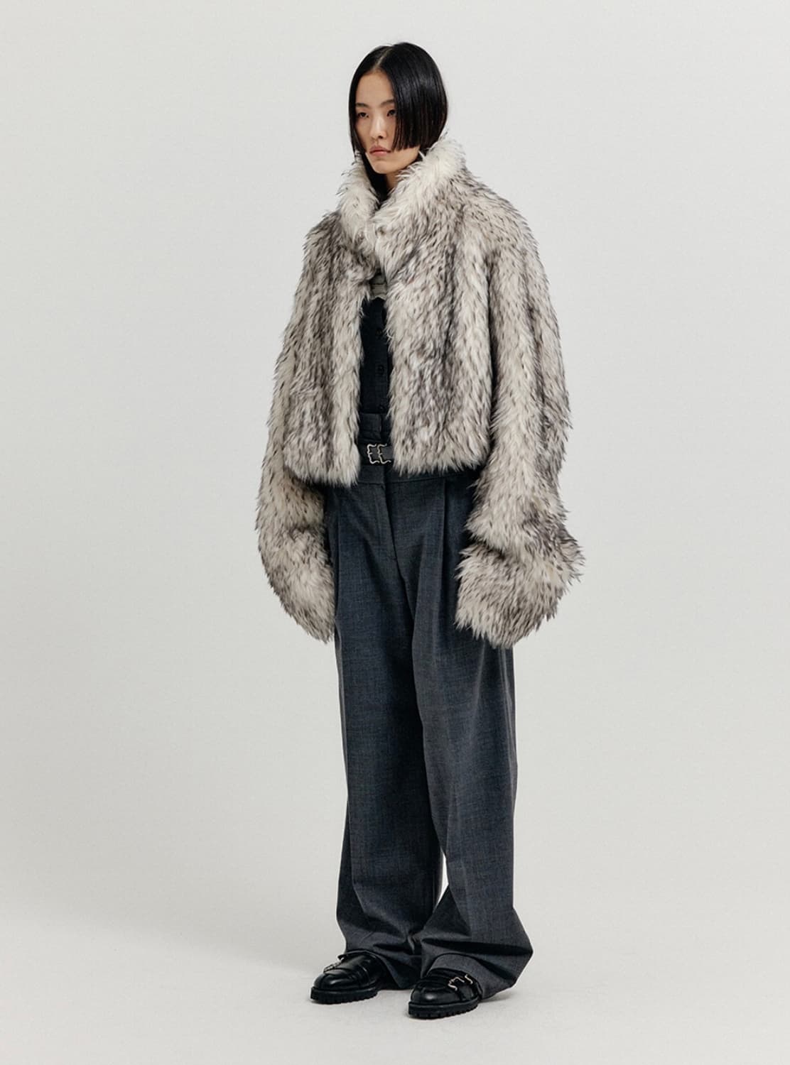 잉크퍼자켓 XHORT Faux Fur Short Coat 상품이미지3