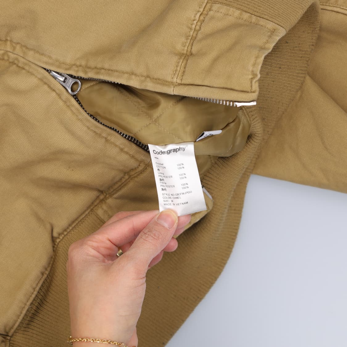 M 코드크라피 여성 빈티지 워싱자켓 0202H1 상품이미지8