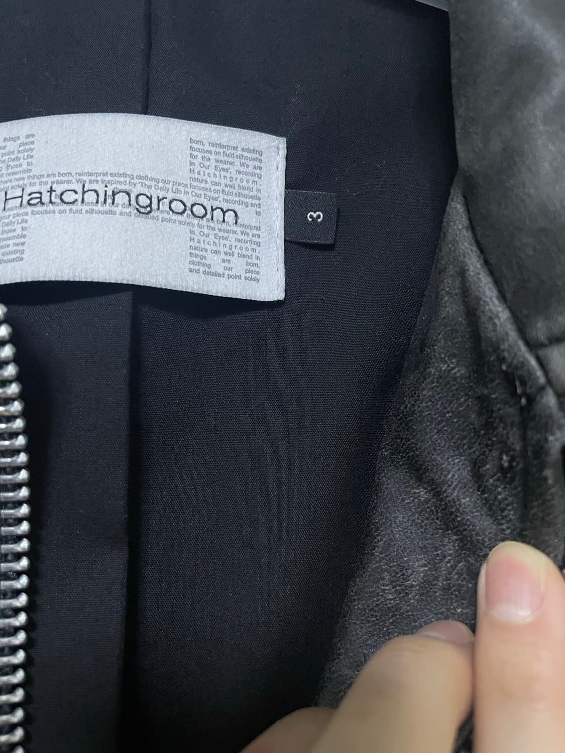 [3] 해칭룸 vtg 레더자켓 상품이미지3