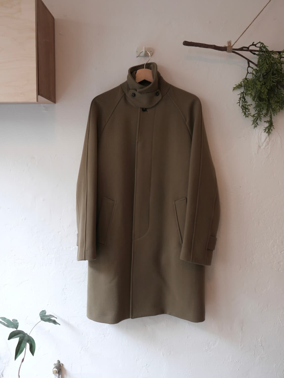 코모리 울 코트 상품이미지1