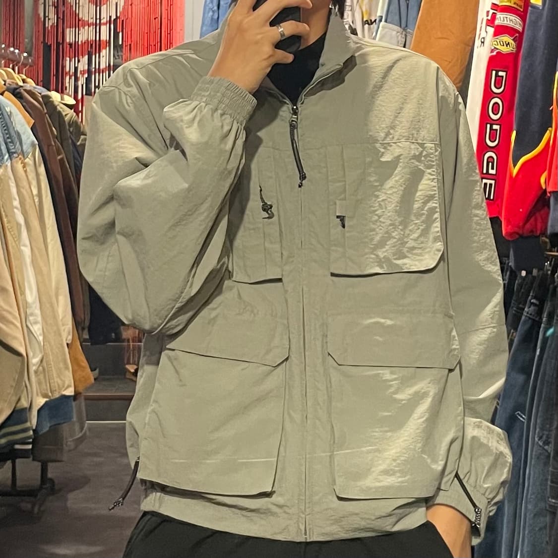[IM] THEN 덴 그레이 바람막이 상품이미지5