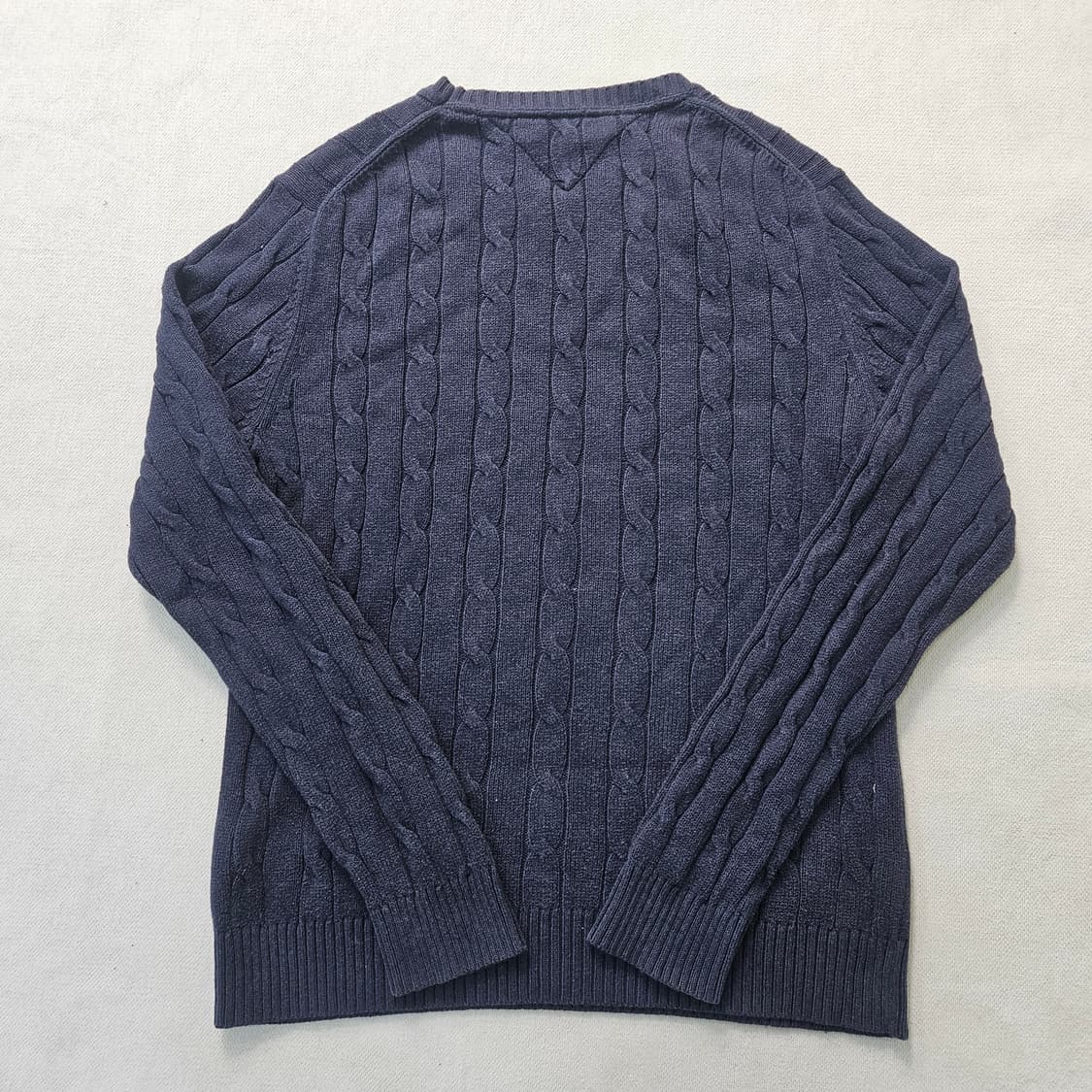 XL 타미힐피거 케이블 크루넥 니트 0327Y 상품이미지2