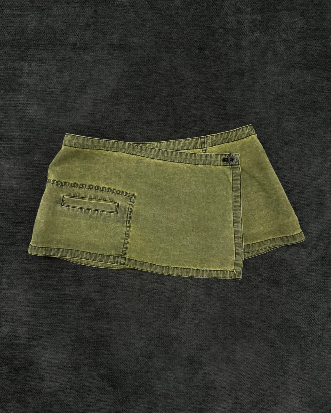 빈티지 레이어드 랩 미니 스커트 상품이미지1