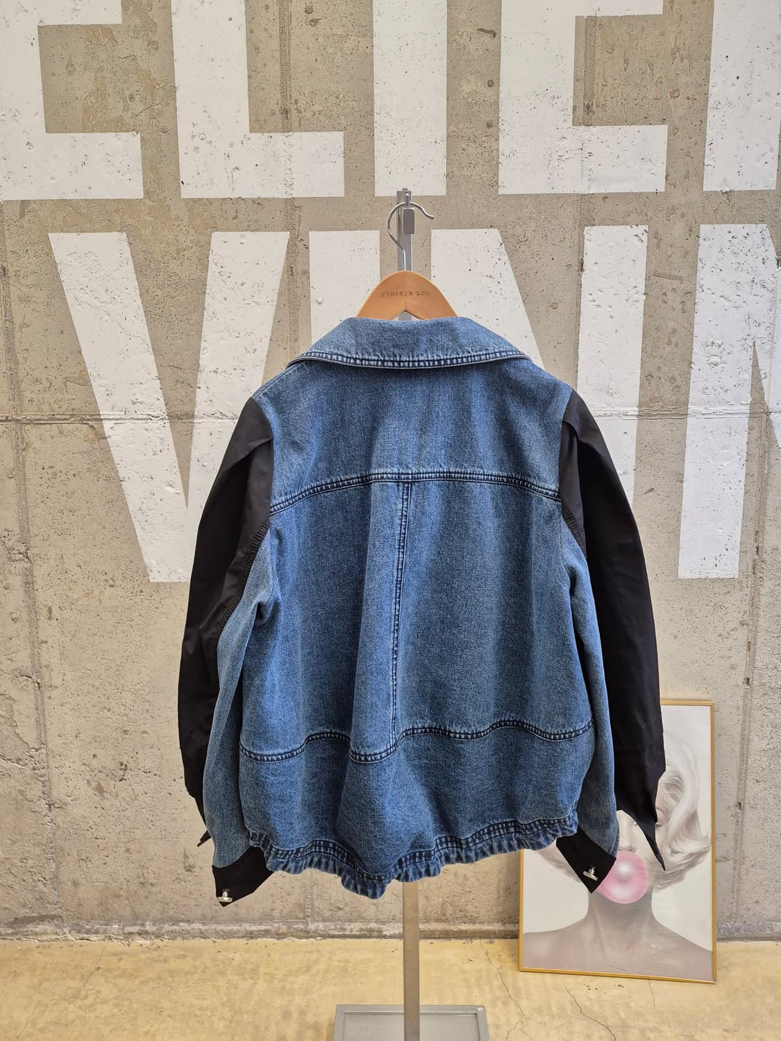 O'2nd 오즈세컨 배색 데님 자켓 상품이미지3