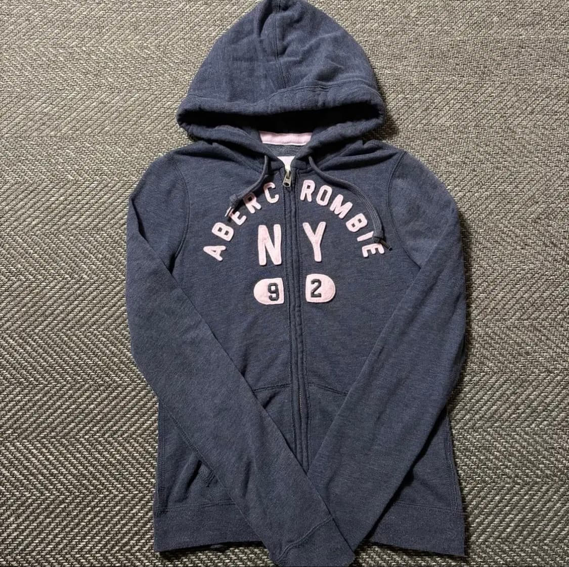 아베크롬비 네이비 NY 후드집업(S) 상품이미지1