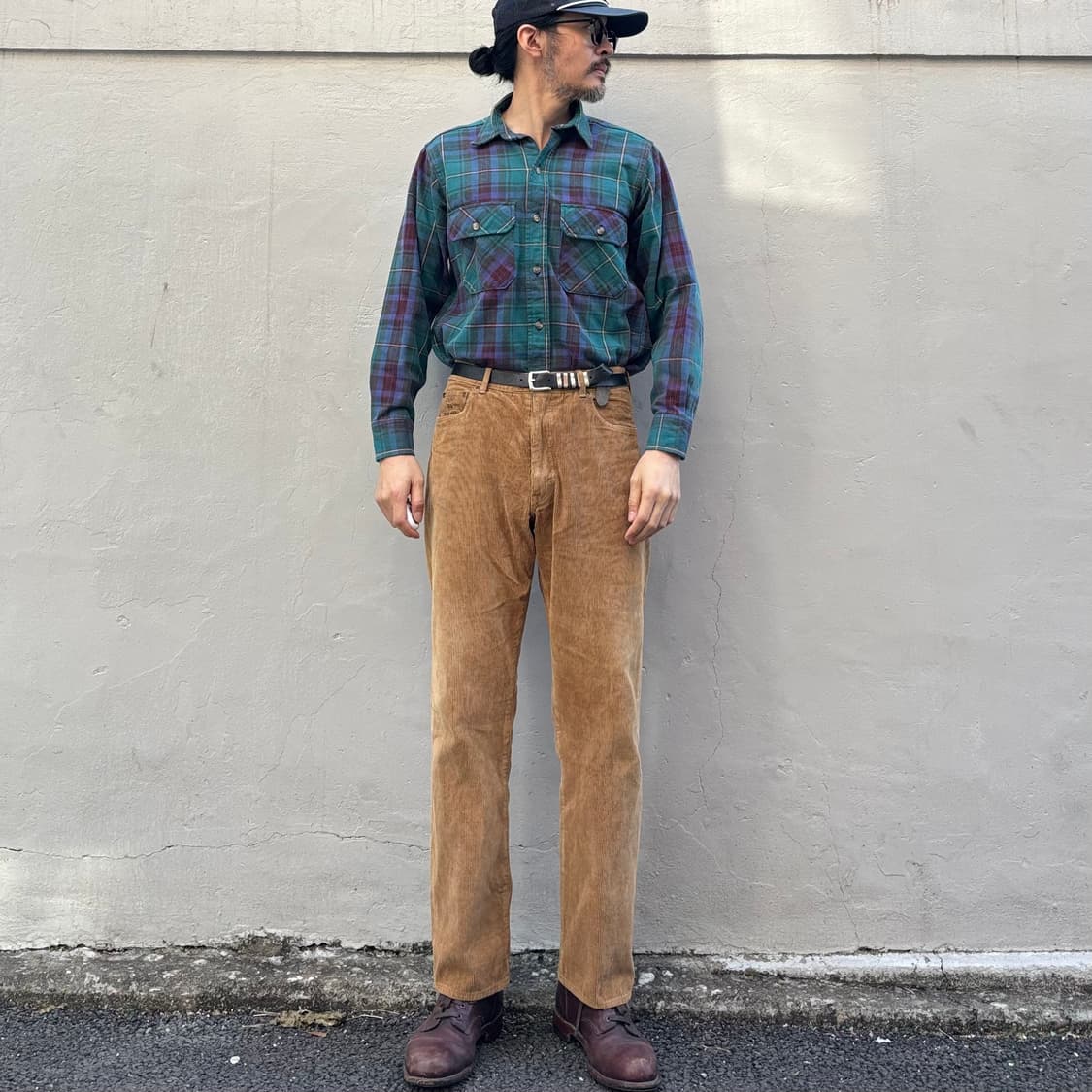 90년대 미국 울리치 헤비코튼 체크셔츠 상품이미지7