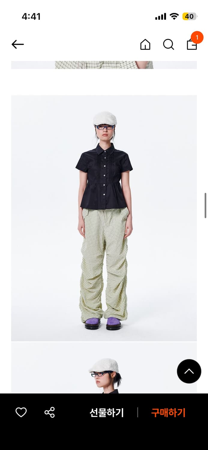러닝하이 PIN TUCK FRILL SHIRTS 상품이미지4