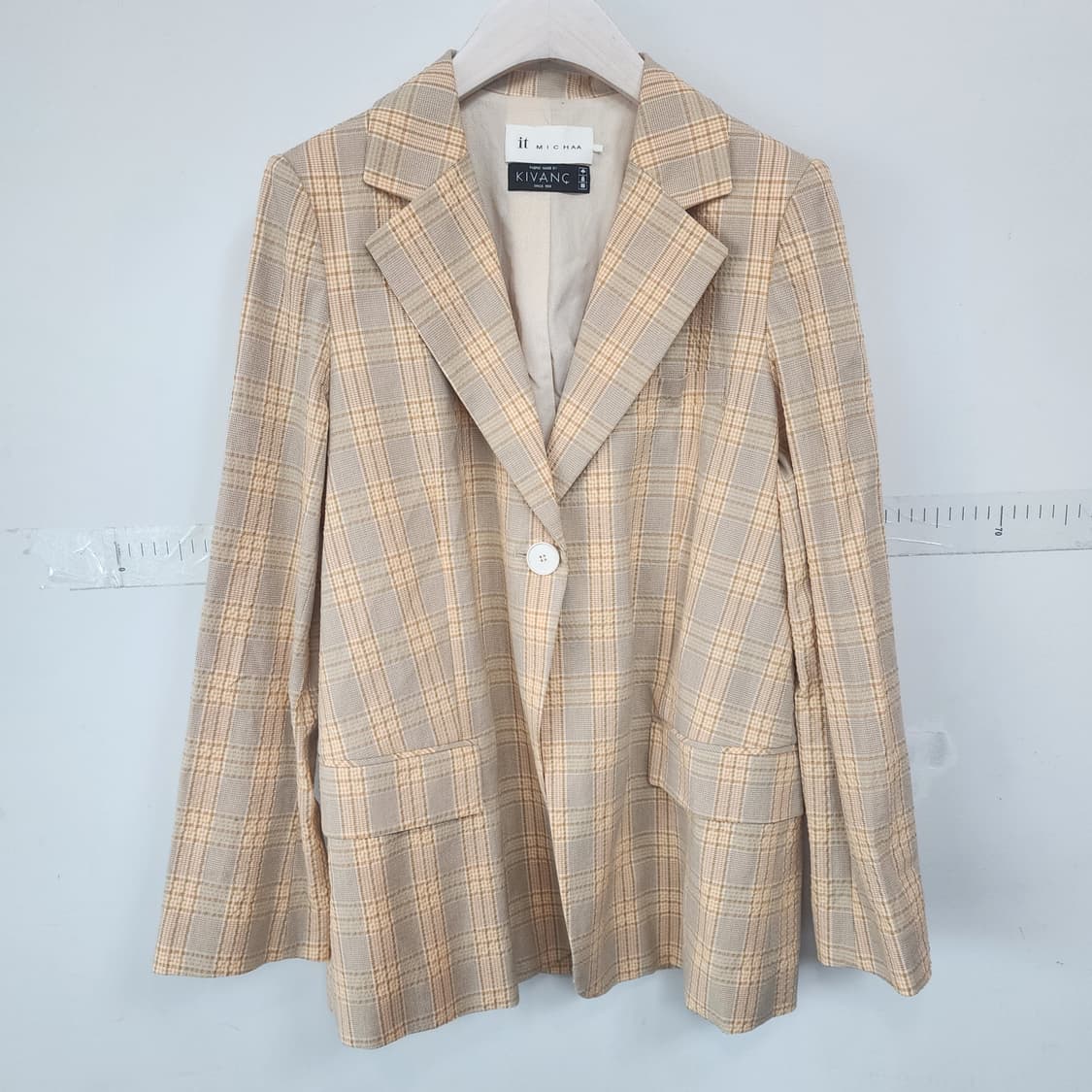 잇미샤 키방 체크 자켓 상품이미지1