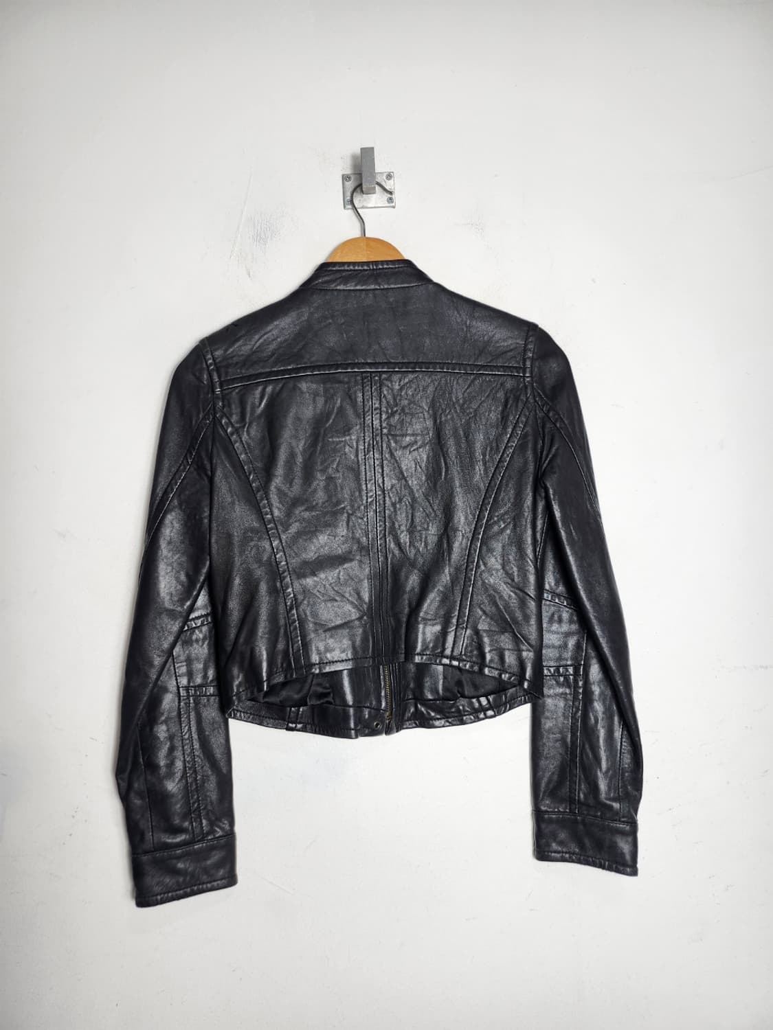 시슬리 가죽 라이더 자켓 상품이미지6