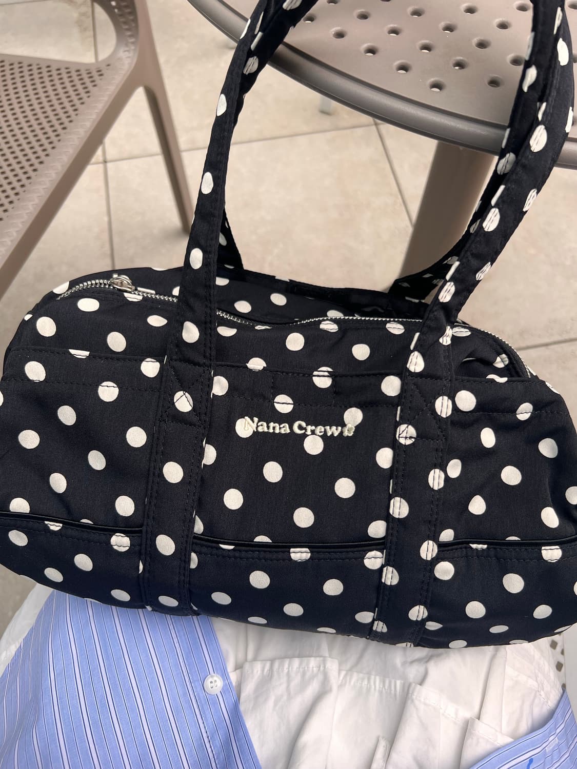 나나크루 더플백 폴카도트 상품이미지2